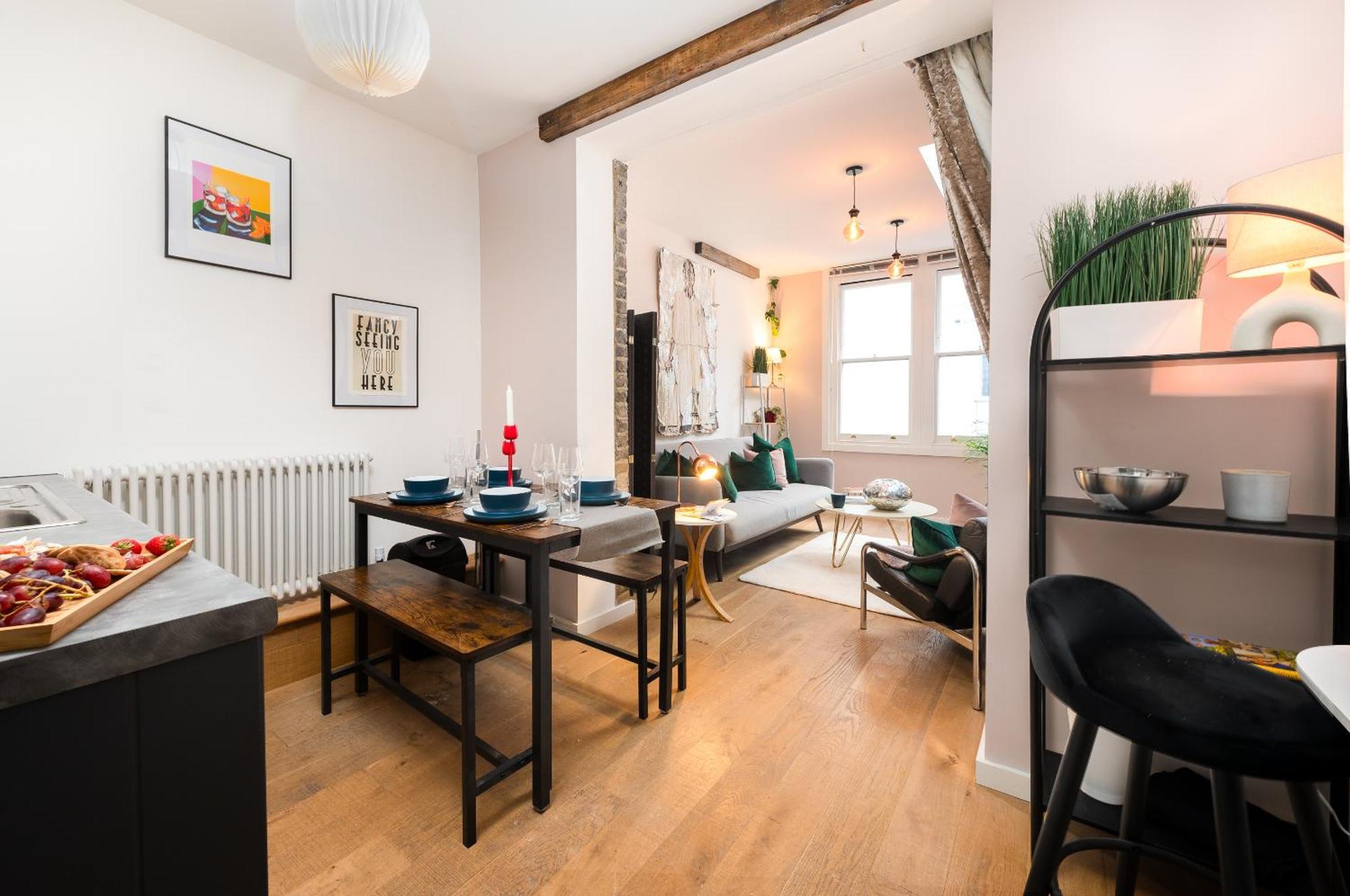 1Br Stylish Flat By Hostarahomes, Near Liverpool Street, Prime London Location, Sleeps Up To 4 Buitenkant foto